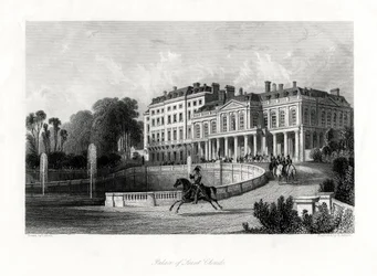 Palace of Saint-Cloud, Paris, Frankrig, 1875