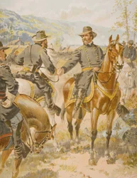 General George Henry Thomas (1816-70) ved slaget ved Chickamauga, 20. september 1863