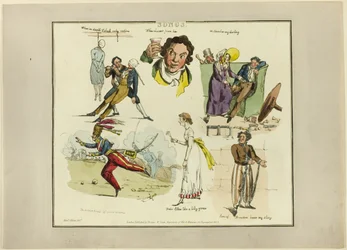 Plade fra illustrationer til populære sange