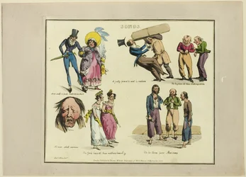 Plade fra illustrationer til populære sange