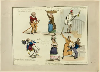 Plade fra illustrationer til populære sange