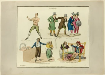Plade fra illustrationer til populære sange