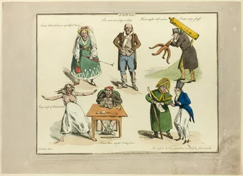 Plade fra illustrationer til populære sange