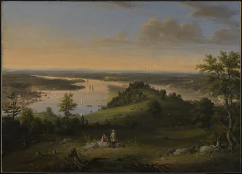 Scene ved Hudson River, 1849