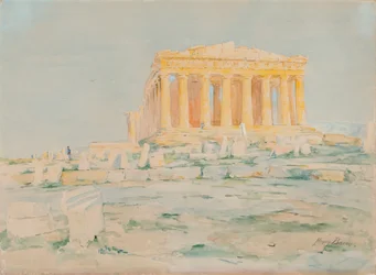 Parthenon, vestlig facade