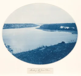 Croix-flodens udmunding, fra serien Upper Mississippi River, Views, Volume I