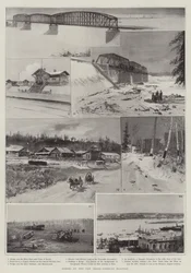 Scener på den nye transsibiriske jernbane