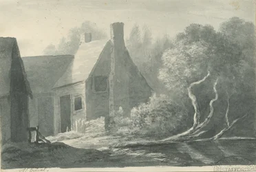 Lichfield - Edial: sepia vask tegning, nd [1788-1855] (tegning)