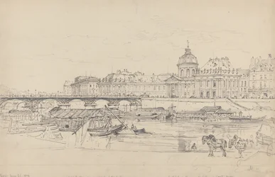 Mønten, Pont des Arts og Institut de France, Paris