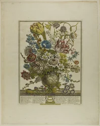 marts, fra Tolv måneder med blomster