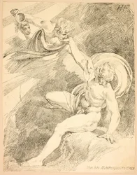 Heavenly Ganymede, plade XV fra andet nummer af Specimens of Polyautography