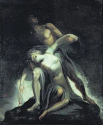 Vision af syndfloden, fra John Miltons (1608-74) 