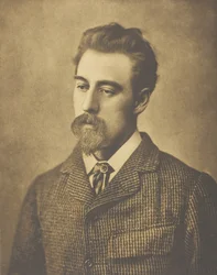 Den ærede Lionel Tennyson, ca. 1893.