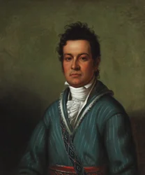 David Vann (Cherokee) 1831 (Olie på lærred)