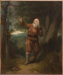 Mr. Hackett, i karakteren af Rip Van Winkle, ca. 1832.