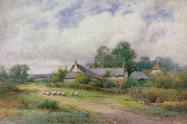 Hjem fra markedet, A Bedfordshire Hamlet