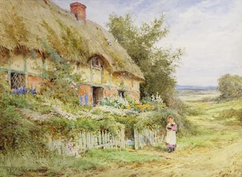 The Pet Rabbit (olie på lærred)