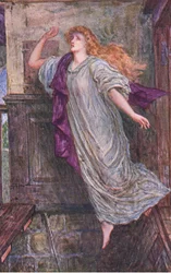 Amy Robsorts død, grevinden af Leicester, illustration fra 