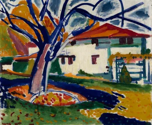 Blå træer, 1915-1916.