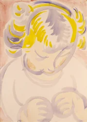 Kunstnerens datter, ca. 1916.