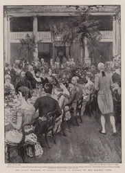 Statens banket på Dublin Castle til ære for dronningens besøg