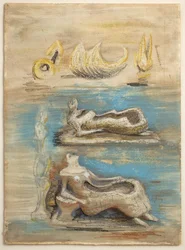 Et land: Hans linjer følger livet tilbage i stenen