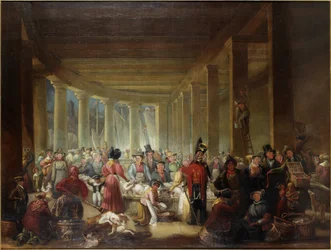 The Old Fish Market, Sandhill, Newcastle upon Tyne (olie på lærred)