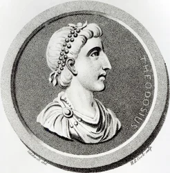 Portræt af Theodosius, fra 