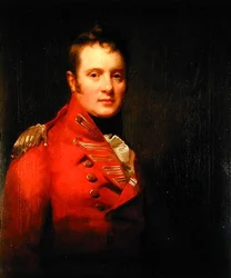 Portræt af oberst Alexander Campbell af Possil (olie på lærred)