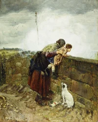 Ser på damptoget, 1880