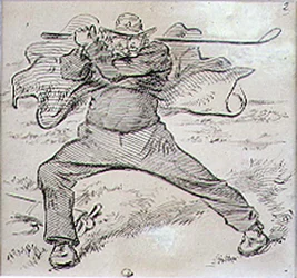 The Chaotic Golfer, illustration fra 
