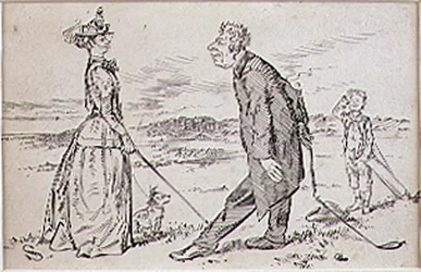 The Courteous Golfer, illustration til 