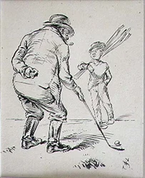 The Last Putt, illustration fra 