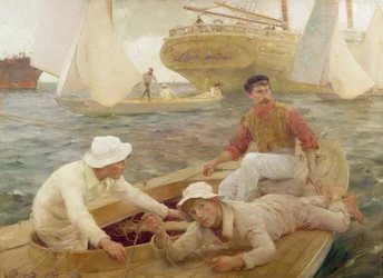 Løbet hjem, 1902
