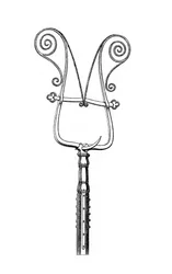 Fangstang, midten af 1500-tallet, 1843.