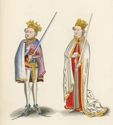 Kong John og Kong Henrik I, ca 1440