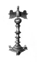 Talerstol, c1400-tallet, 1843.