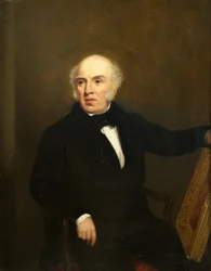 Portræt af Mr. George Burge, Sugar-Refiner, Bristol (olie på panel)