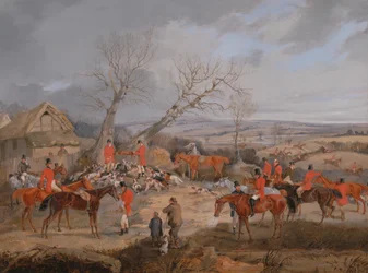 Jagtscene: The Kill, ca. 1840.