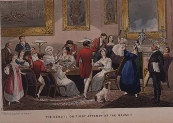 Debuten; eller Første forsøg på børsten!!, fra Nimrods 