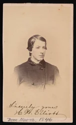 Portræt af Henry Wood Elliott 1846-1930, 1865.