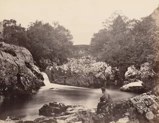 Bro nær Betws-y-Coed, ca. 1858 (foto)
