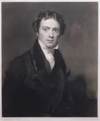 Portræt af Michael Faraday (1791-1867) graveret af Samuel Cousins (1801-87) 1830