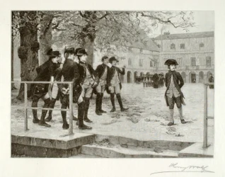 Bonaparte, novicen, på skolen i Brienne