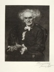 Joseph Jefferson som "Dr. Pangloss"
