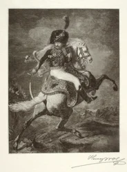 Officer ved de ridende jægere