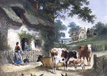 Den gamle gård, ca.1841