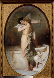 Skønhed og kærlighed. Maleri af Henryk Siemiradzki (1843-1902), olie på lærred