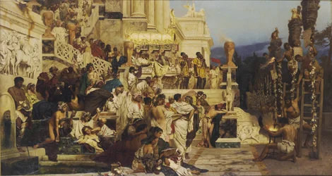 Kristendommens ledende lys. Neros fakler, 1882