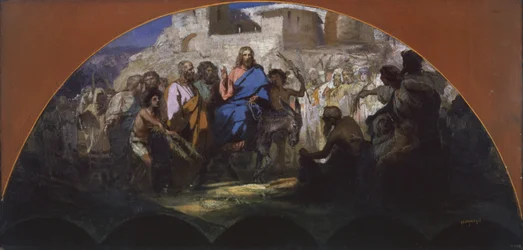 prøve Kristus ind i Jerusalem, 1876